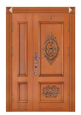 Luxury mother bronze door