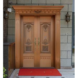Steel copper door