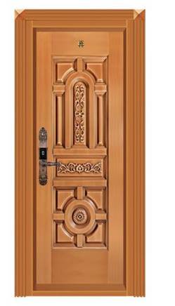 Steel copper door