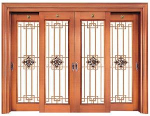 豪華推拉銅門(mén)