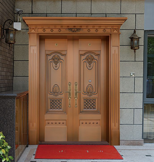 豪華雙開銅門
